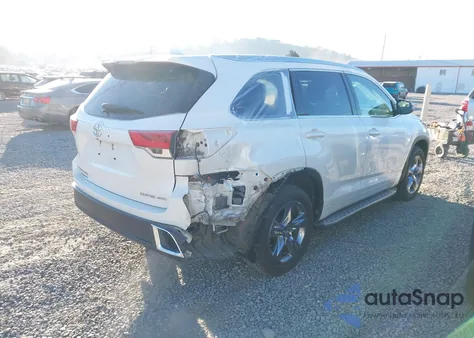 2018 Toyota Highlander Limited Platinum из США, поврежденный, VIN 5TDDZRFH8JS891484